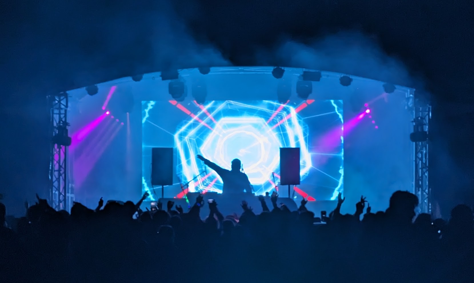 Outdoor festival stage at Camper Marmalade